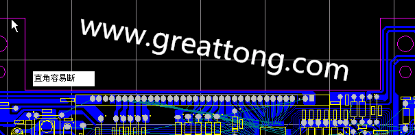 PCB設(shè)計案例分析：外型直角轉(zhuǎn)角造成PCB批量損壞