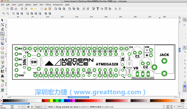 既然你有一個以電路板為背景的清晰影像了，使用向量工具將要絲印的圖像畫在上面吧，下面有一個例子。