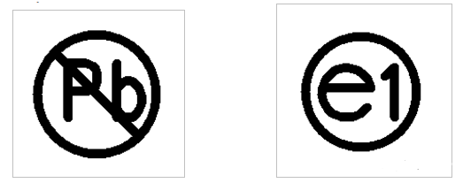 如果PCB板為無(wú)鉛制程，為了與有鉛的PCB區(qū)分開(kāi)來(lái)，通常會(huì)在板上標(biāo)注無(wú)鉛制程符號(hào)